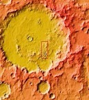 Kaiser Crater on Mars