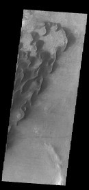 Kaiser Crater on Mars
