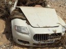 Maserati Abandoned after Being Hit by Flood in Israel