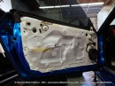 Maserati GranTurismo MC Wrapped in Chrome Blue