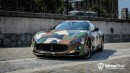 Maserati Granturismo S Gets Camo Wrap