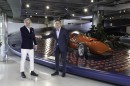 Davide Grasso CEO Maserati and Alejandro Agag, Founder and Chairman of Formula E at Modena Plant