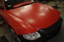 Maserati Quattroporte Wrapped in Matte Red