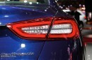 Maserati Ghibli and Quattroporte in Paris Motor Show stand
