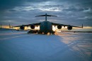 C-17 Globemaster III unloading in Alaska
