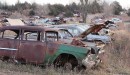 Windy Hill Autoparts junkyard in New London, Minnesota