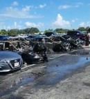 Cars Destroyed at Hard Rock Stadium