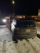 ICE vehicle blocking Supercharger station in en masse ICEing incident in Alberta, Canada