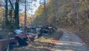 junkyard hidden near the Great Smoky Mountains