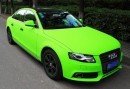 Lime Green Audi A4L