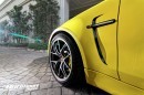 Matte Yellow BMW 1M Coupe