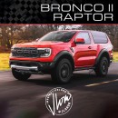 Ford Bronco II Raptor Ranger 3-Door rendering by jlord8