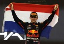 Max Verstappen celebrating