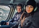 Max Verstappen and Kelly Piquet in Helicoter