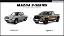 Mazda B-Series CX-50 Tundra revival rendering by Digimods DESIGN