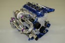 The Mazda SKYACTIV-D race engine uses a stock block from Mazda' production line