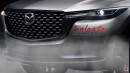 Mazda CX-70 rendering by Halo oto