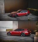 Mazda MX-5/Miata shooting brake rendering