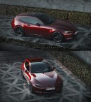 Mazda MX-5/Miata shooting brake rendering