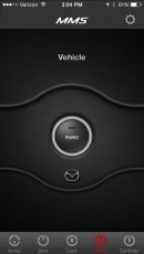 Mazda Mobile Start app