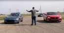 Mazda MX-5 Drag Races Civic Si, Type R Joins "4-Banger" Shootout