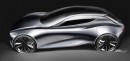 Mazda MX-E rendering