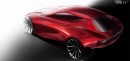 Mazda MX-E rendering