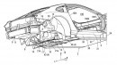 Patente de suspensión trasera de Mazda mostrada en una carrocería cupé