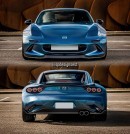 ND Miata with RX-7 conversion kit (rendering)