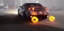 Mazda RX-8 Blowing Rings Of Fire