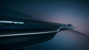 Mercedes-Benz EQS teaser with MBUX Hyperscreen