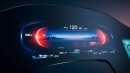 Mercedes-Benz EQS teaser with MBUX Hyperscreen