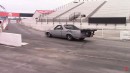 Cleetus McFarland custom twin turbo Chevrolet El Camino Midwest Drags on DRACS