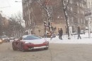 McLaren 570S Goes For a Snowy Drive in Stockholm