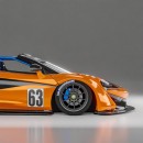 McLaren 570s Spider GT3 full racing roll cage rendering by demetr0s_designs