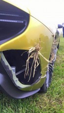 McLaren 675LT Spider crashes at Goodwood