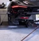 McLaren 720S with custom exhaust spits fire