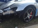 Brand New McLaren 650S crash at Canadian dealer: damage