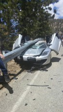 McLaren 12C crash
