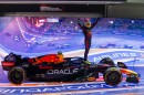 Sergio Perez Celebrating Singapore GP Win