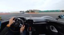 Lando Norris drives the McLaren Elva