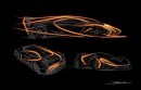 McLaren Senna E vision rendering