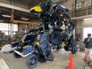 Archax pilotable humanoid robot in driving mode