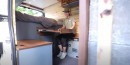 Woman turns RAM ProMaster van into a cozy tiny home on wheels