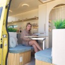 Spanish villa-inspired DIY camper van conversion