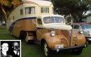 The 1949 Highway Palace, a one-off fifth-wheel rig with a sunken bathtub and spacious interiors