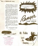 The 1954 Hille Ranger is considered the first modern pop-up camper trailer, is a very rare and valuable collectible