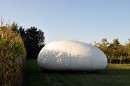 The Blob vB3 proposed a mobile, egg-shaped home with shelves for the main living areas