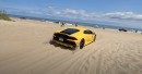 Lamborghini Huracan gets stuck in the sand