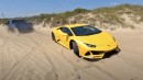 Lamborghini Huracan gets stuck in the sand